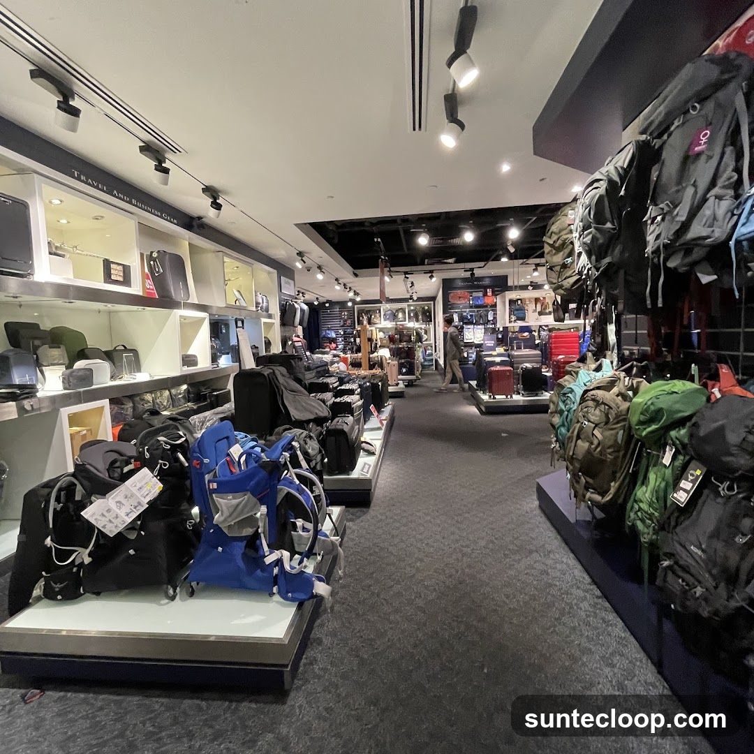 Luggage Store Interior