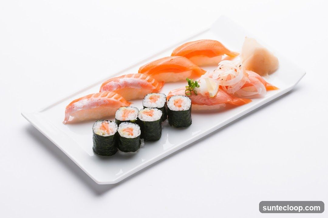 Salmon Sushi Platter
