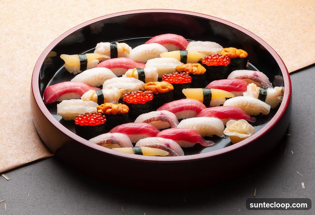 Assortment of Sushi