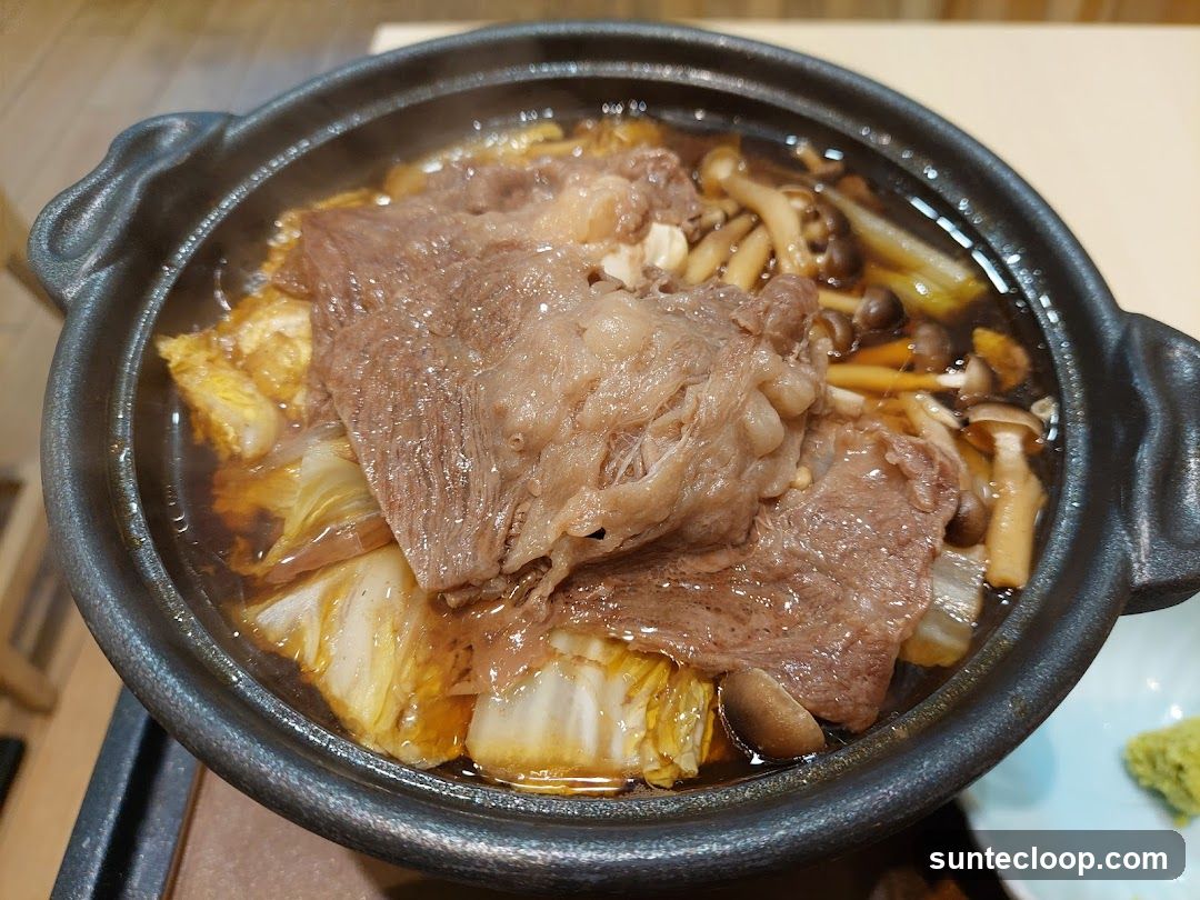 Beef and Mushroom Hot Pot