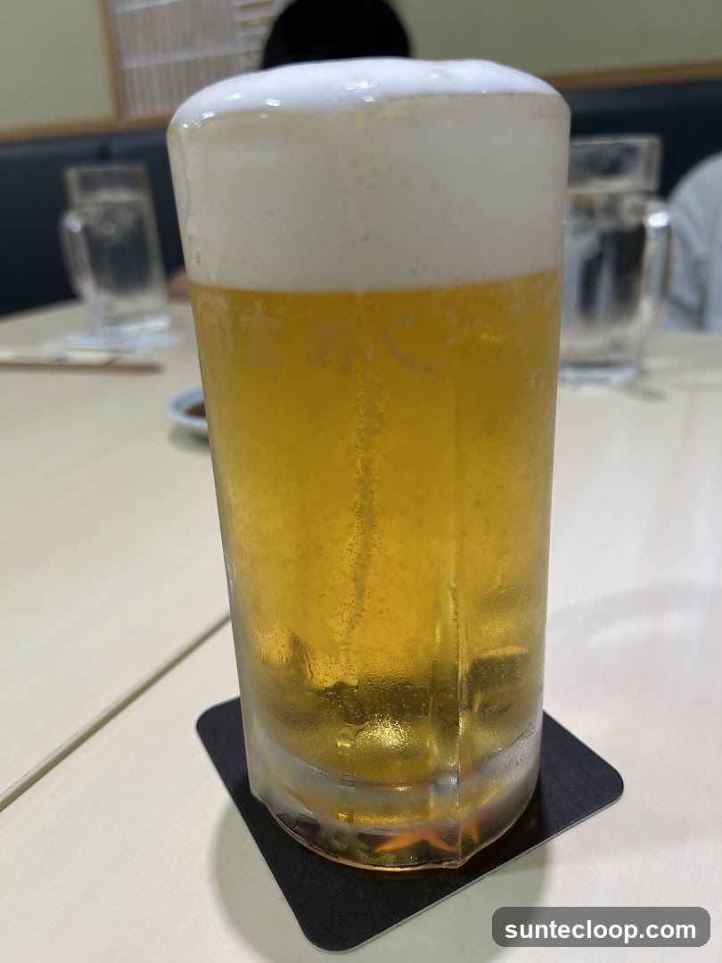 Beer in a glass