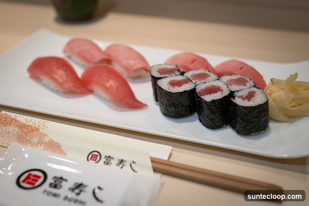 Tuna Sushi and Rolls