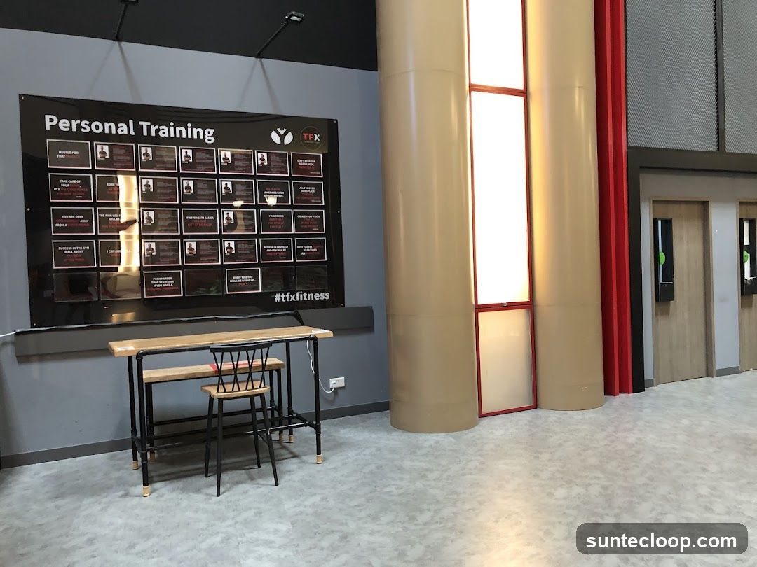 Personal Training Wall Display