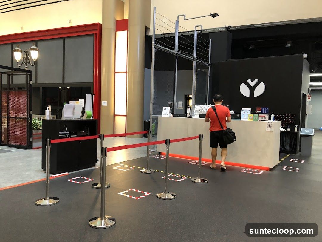 Gym Reception Area