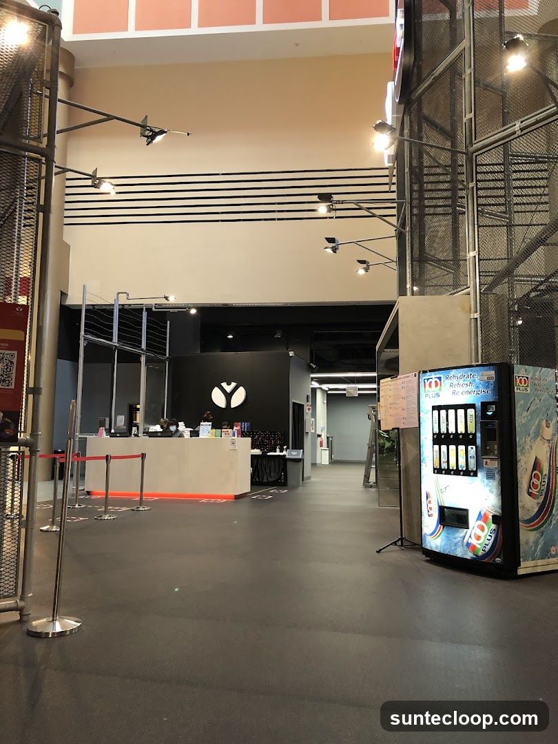 Gym Entrance with Vending Machine