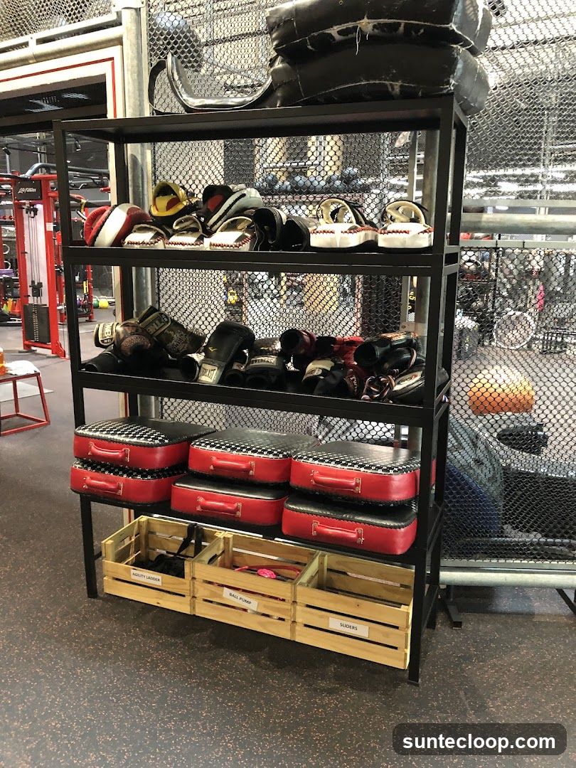 Boxing Gear Storage
