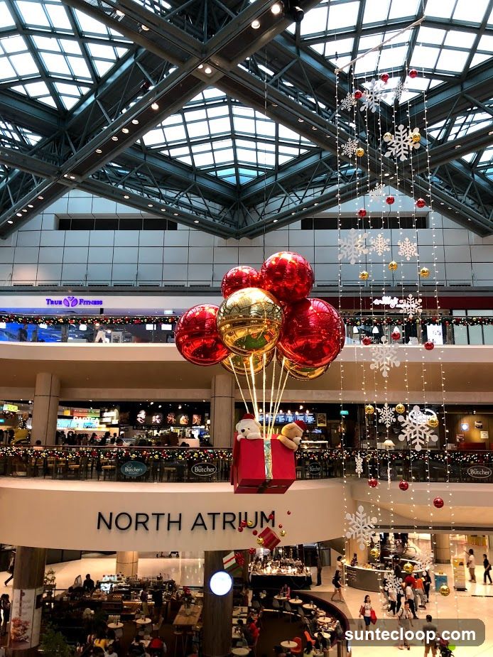 Christmas Decorations in a Mall