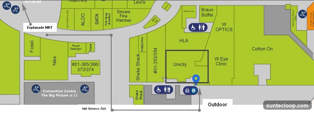 Mall Directory Map