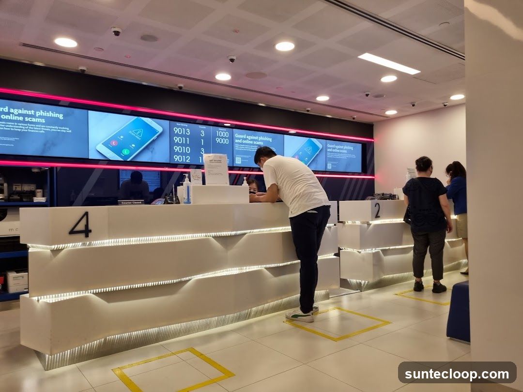 Customer Service Counter