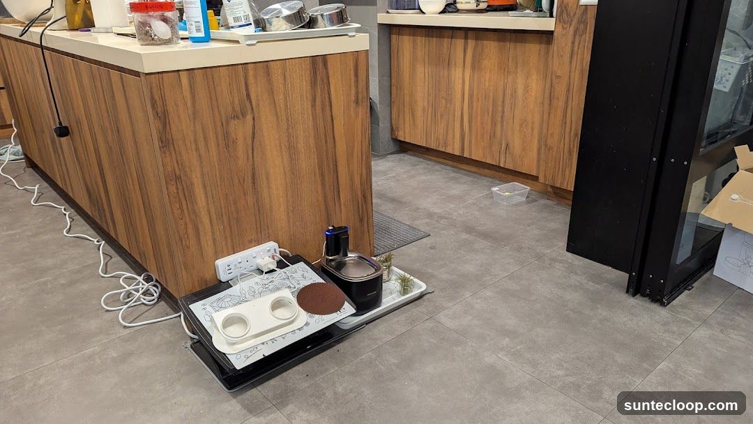 Coffee preparation area