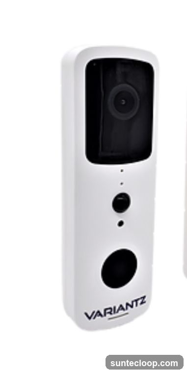 White security camera with "VARIANTZ" logo