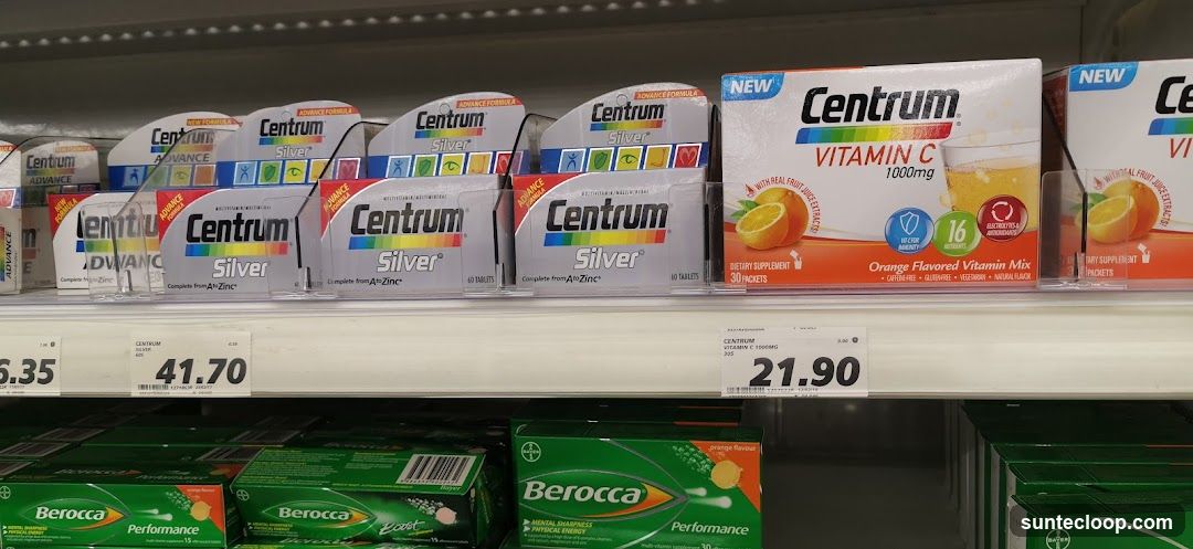 Vitamins on Shelf
