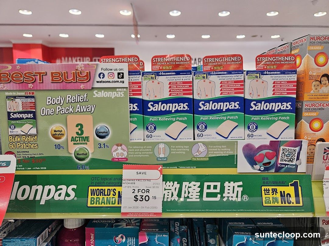 Salonpas Pain Relieving Patches