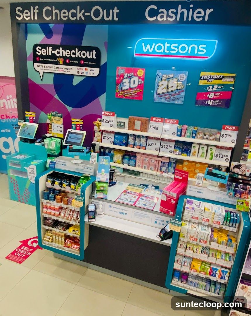 Watsons Self Check-Out Counter