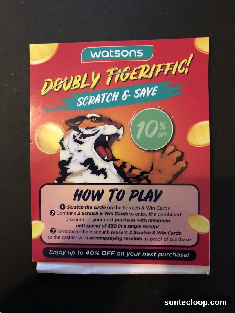 Watsons Scratch & Save Promotion