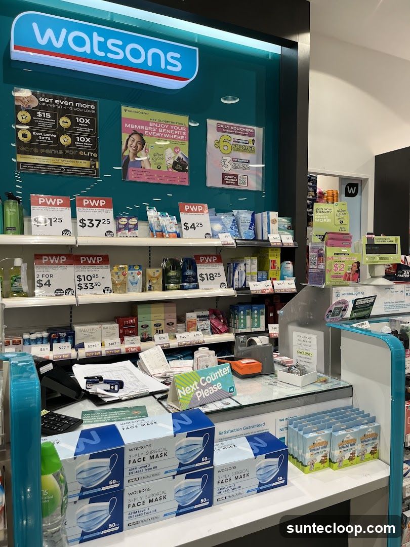 Watsons Store Counter