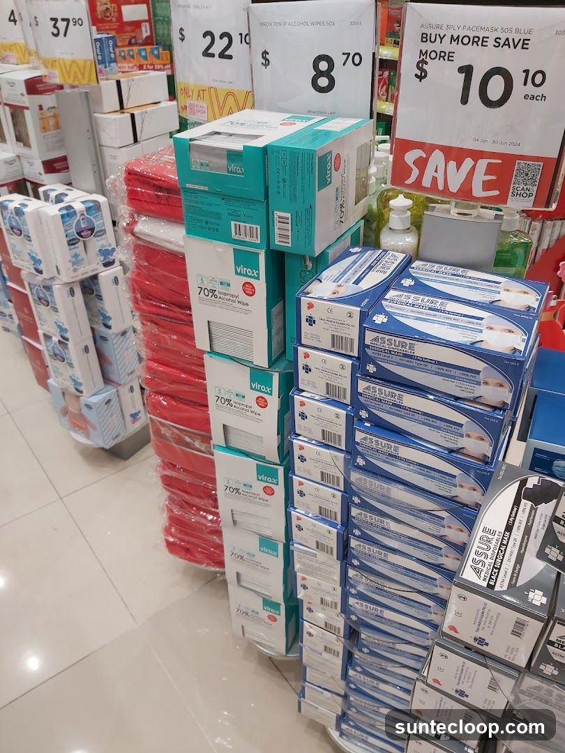 Health and Safety Products Display