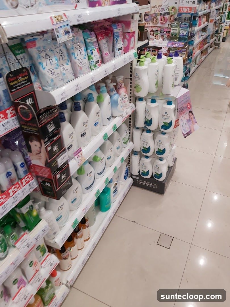 Personal Care Products Aisle