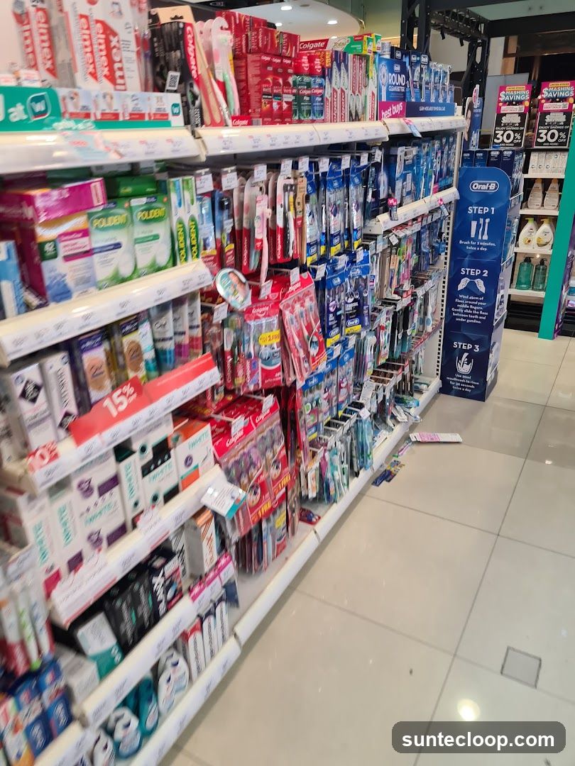 Oral Hygiene Products Aisle