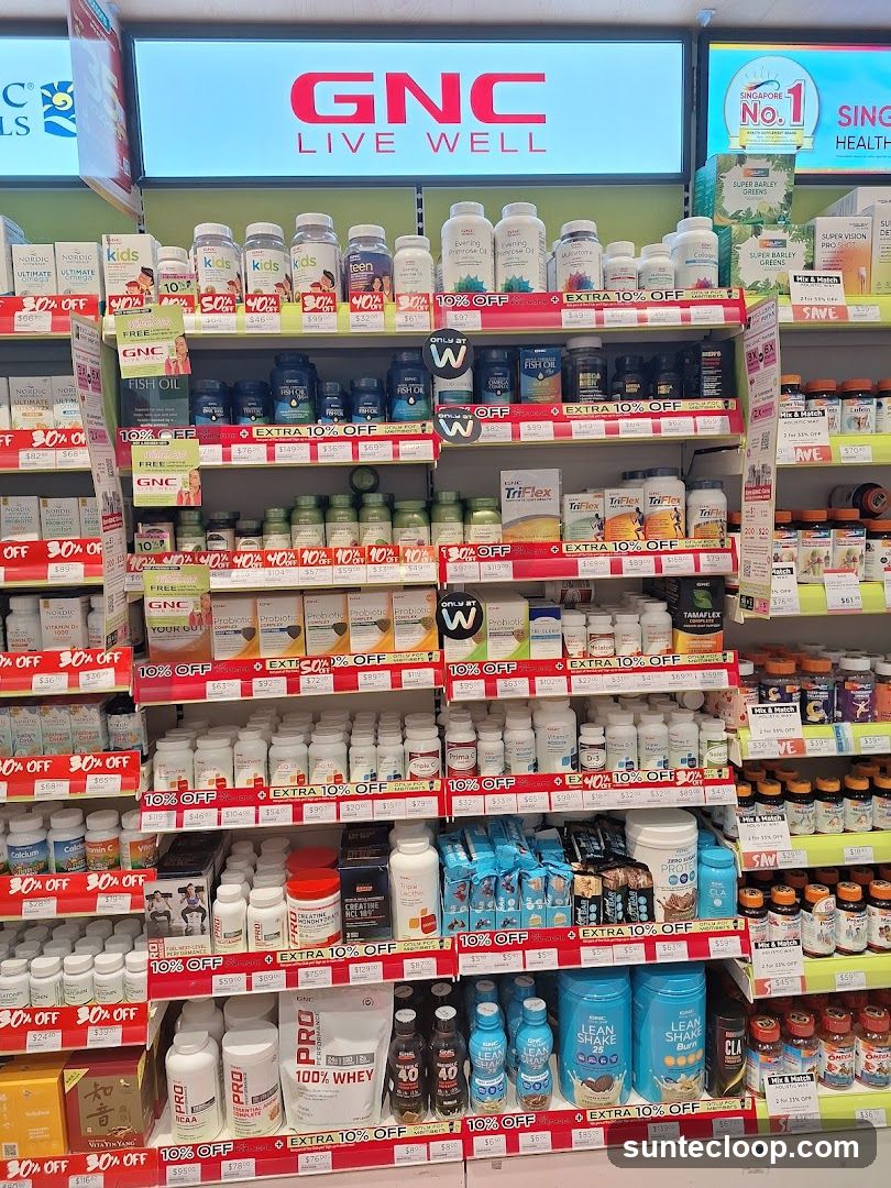 GNC Store Display