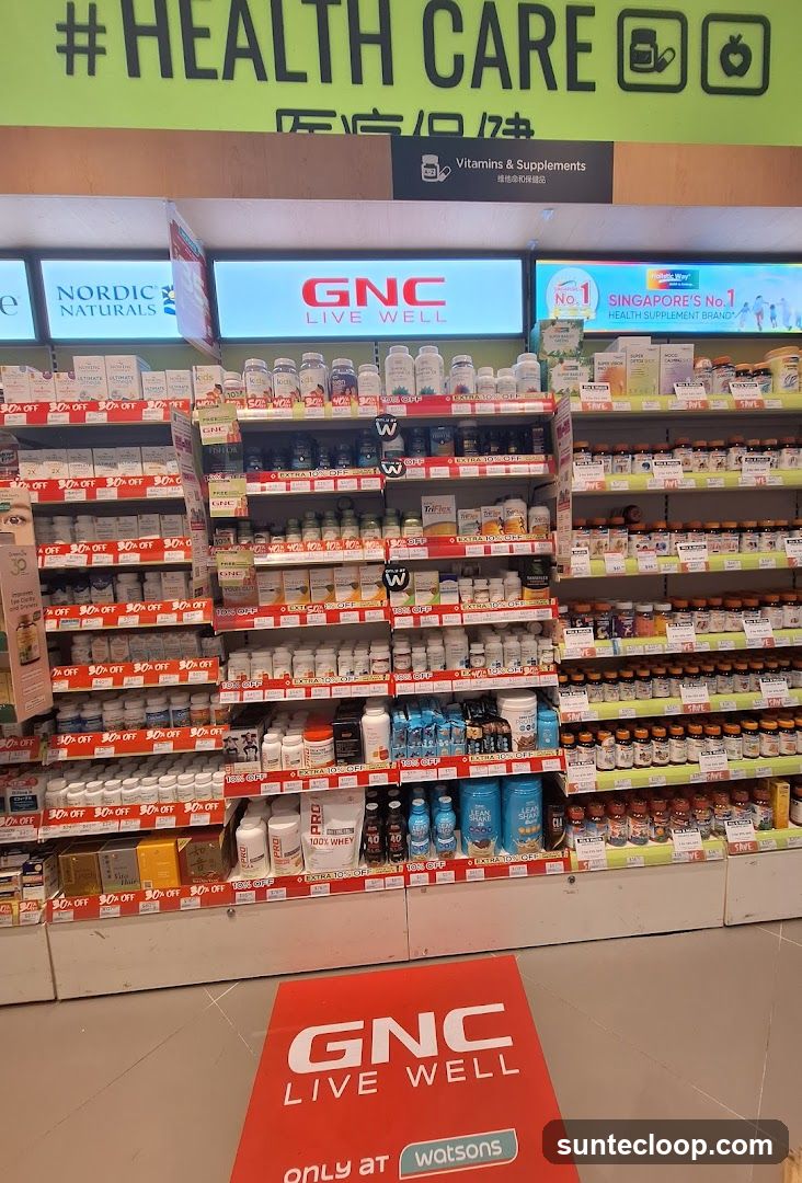 GNC Supplements at Watsons
