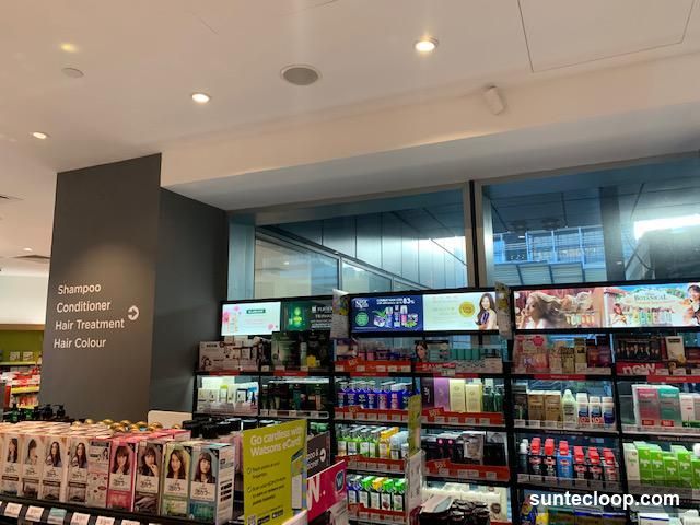 Health and Beauty Products Aisle