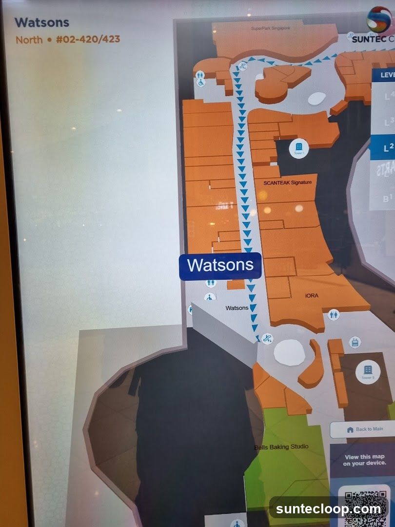 Mall Directory Map
