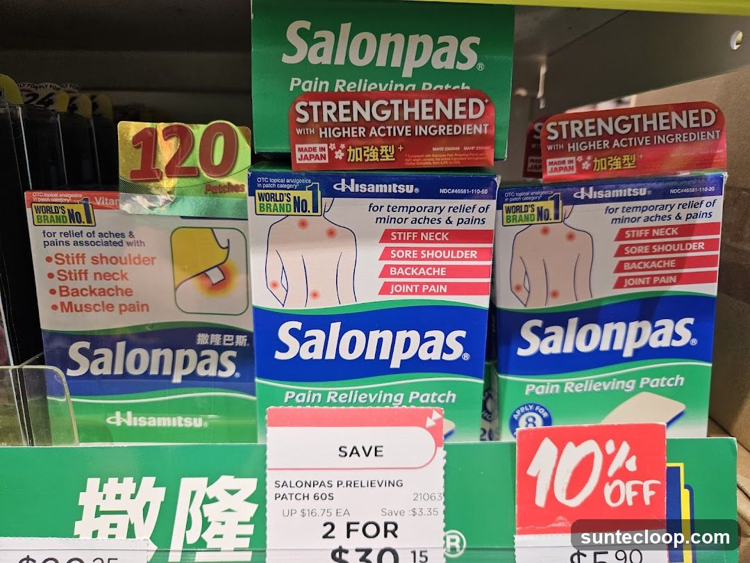 Salonpas Pain Relieving Patches