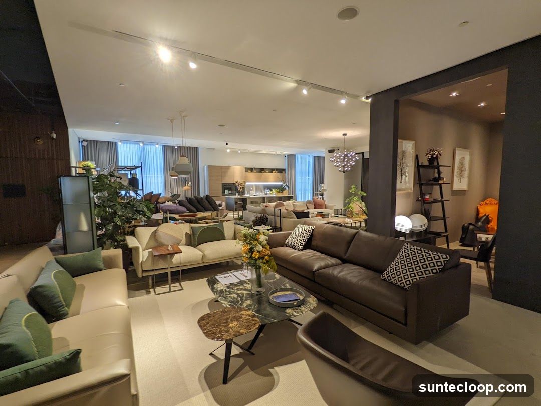Living Room Furniture Display