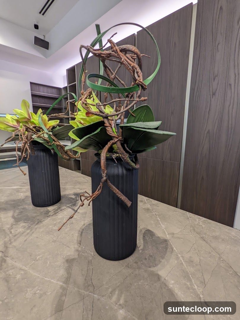 Decorative floral arrangements