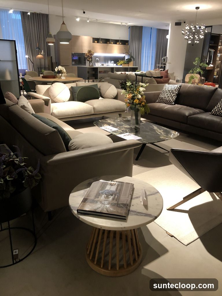 Living Room Furniture Display