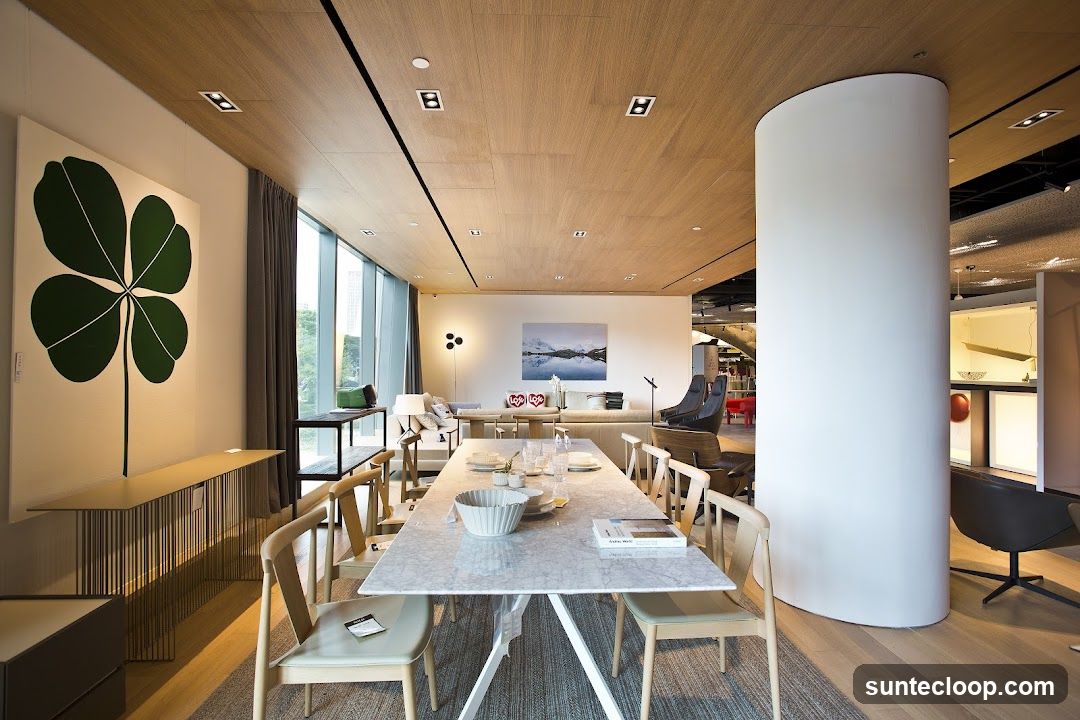 Modern Living Space Display
