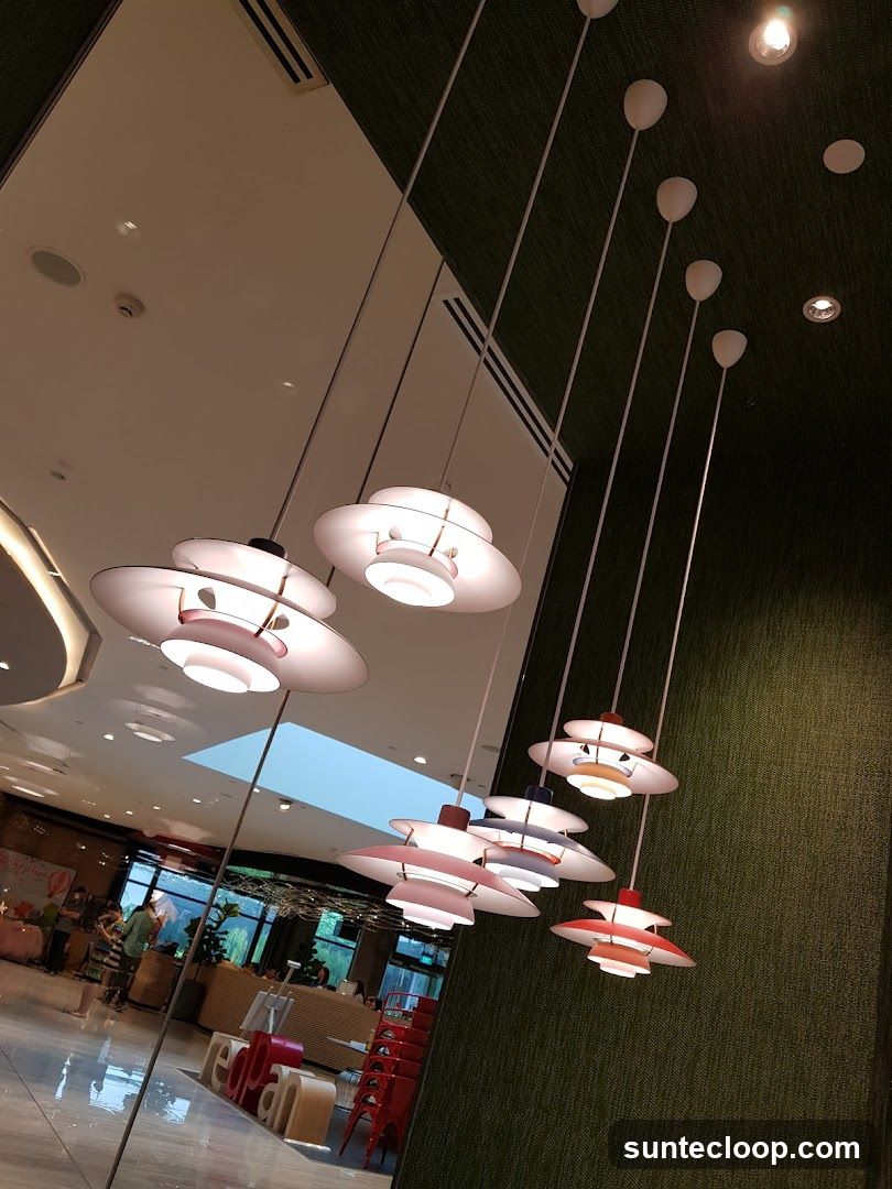 Modern Interior with Pendant Lights