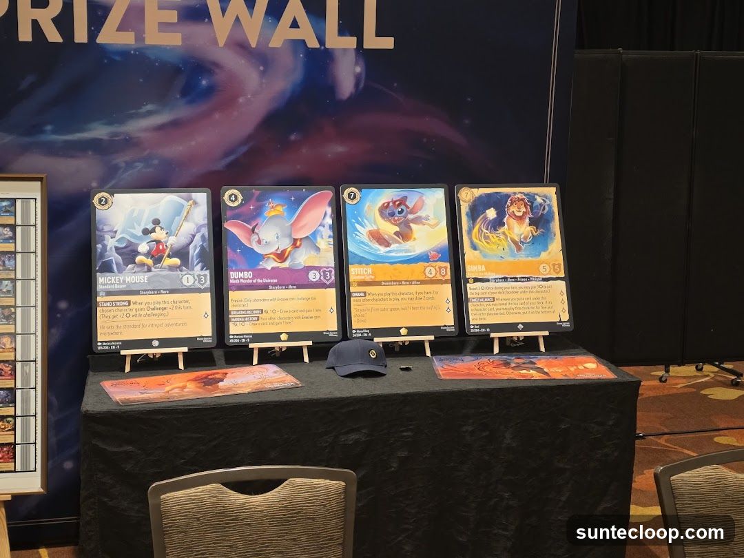 Disney Lorcana Cards Display