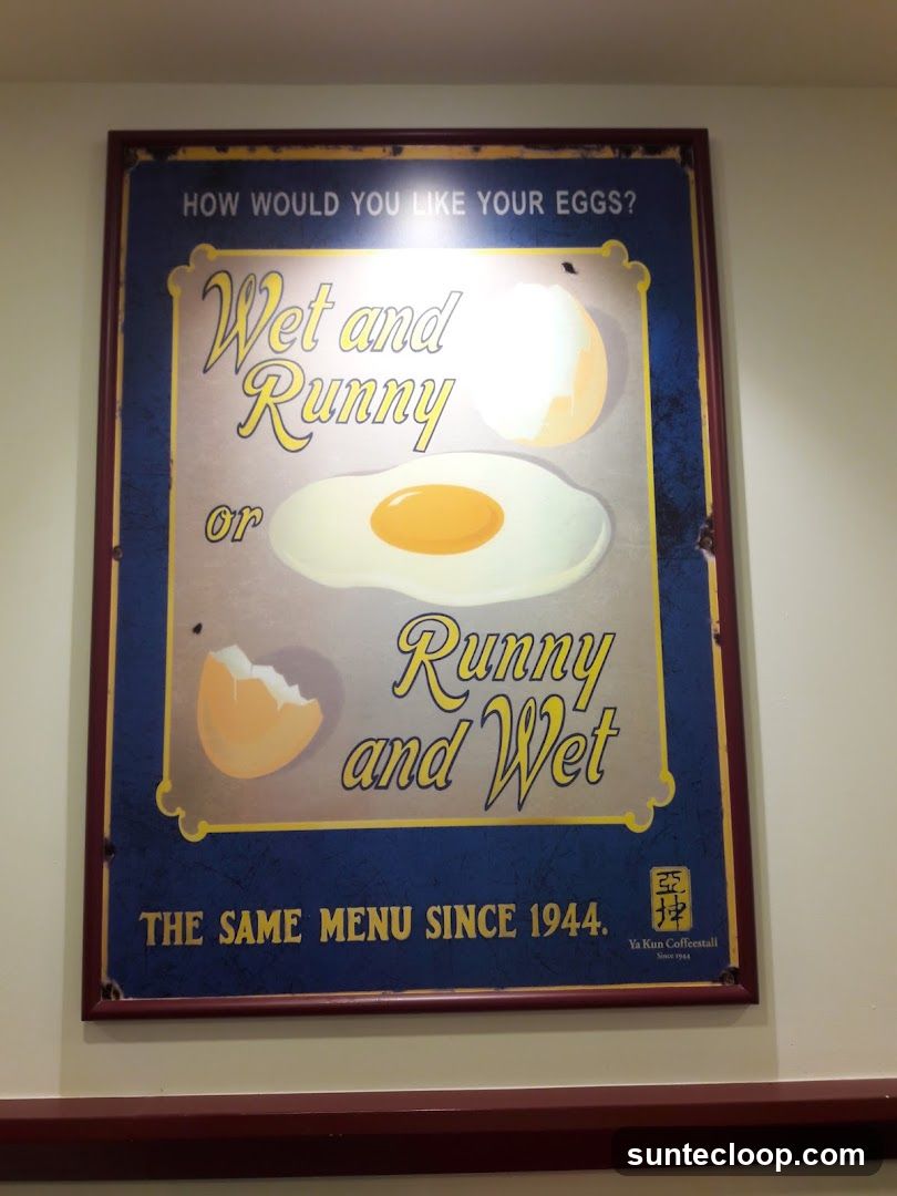 Egg preparation advertisement