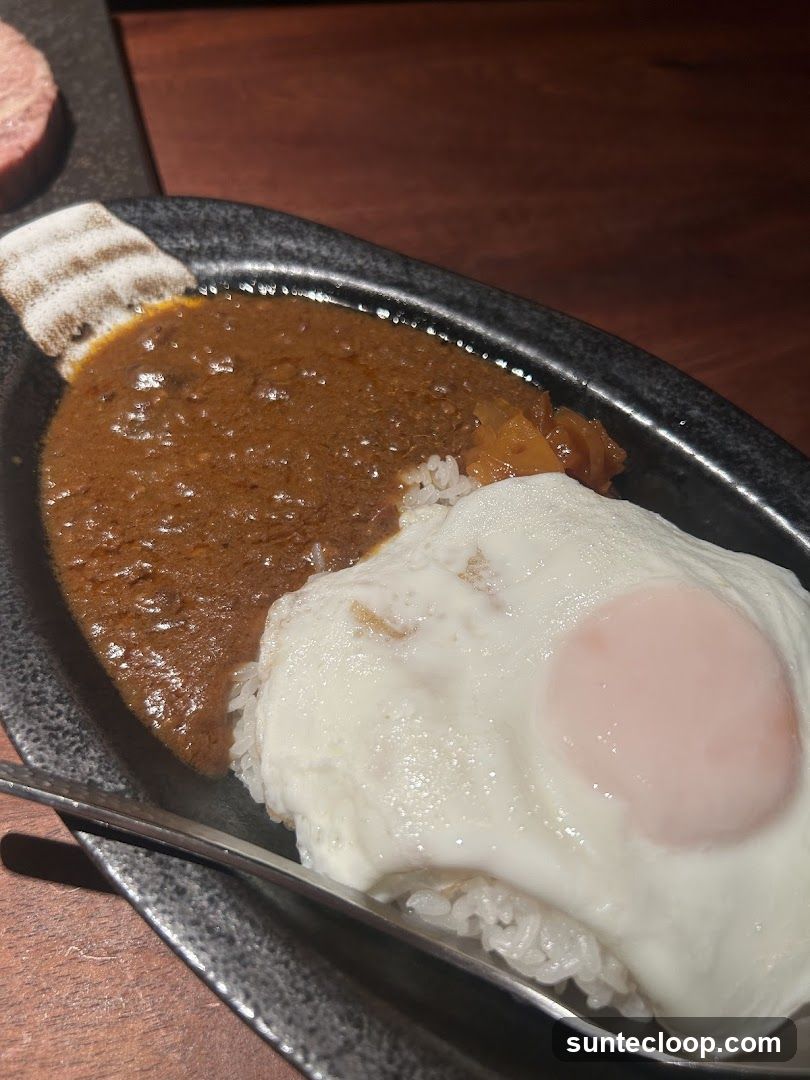Curry Rice with Fried Egg
