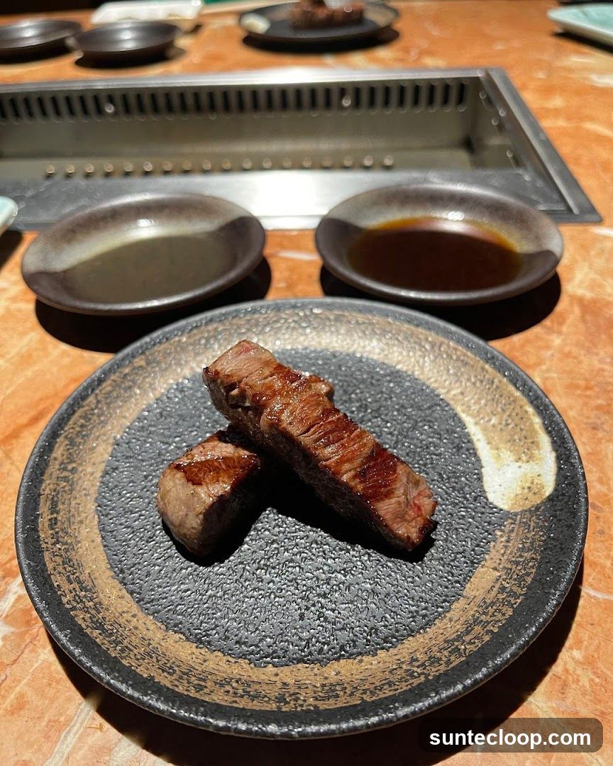 Grilled Beef Slices