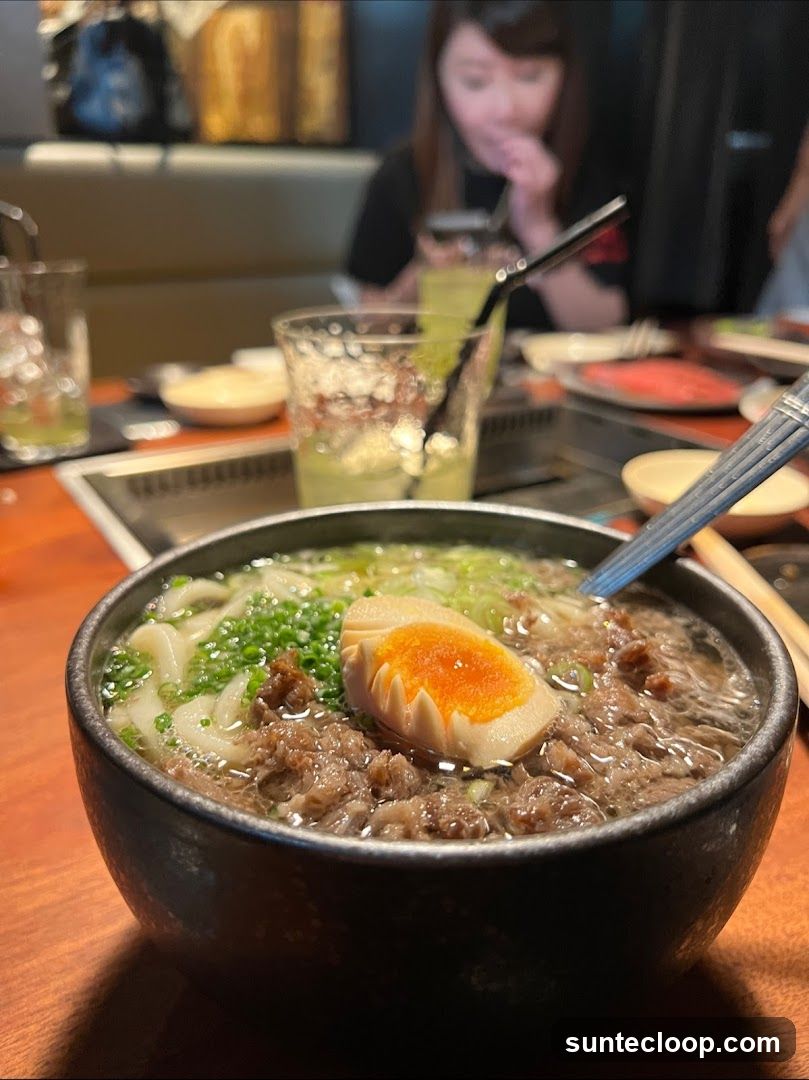 Bowl of Udon Noodles