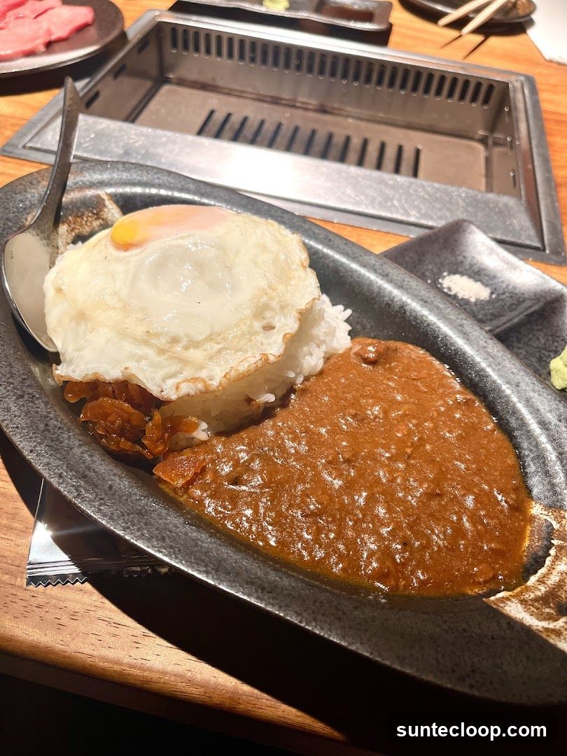 Curry Rice with Fried Egg