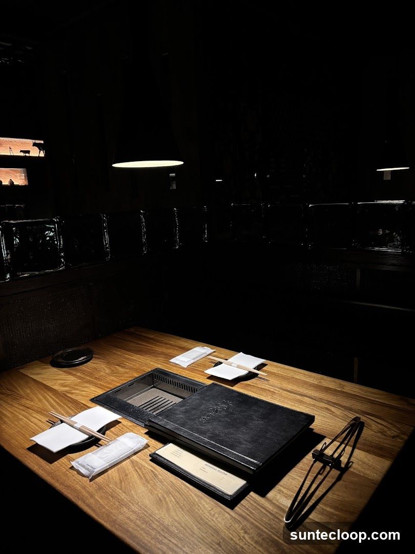 Table Setting at a Restaurant