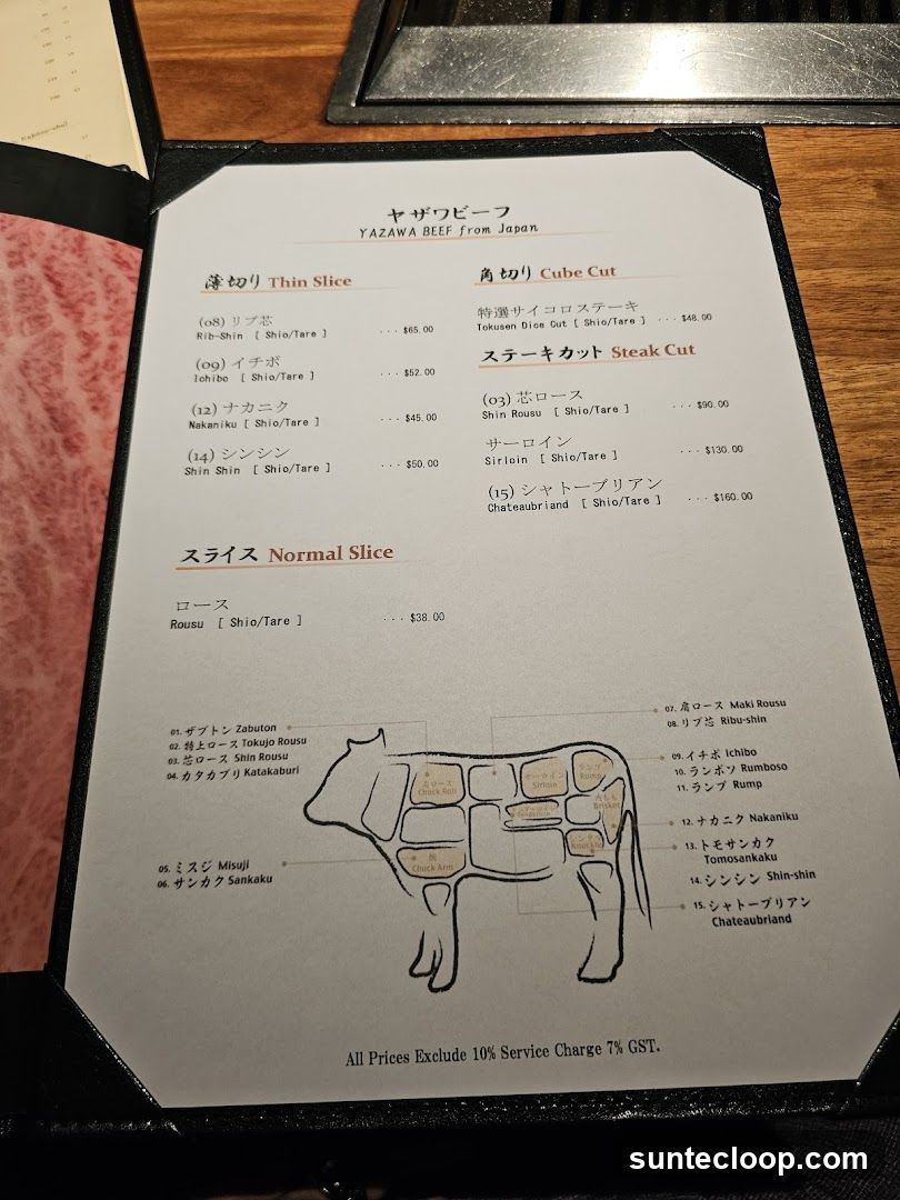 YAZAWA BEEF from Japan