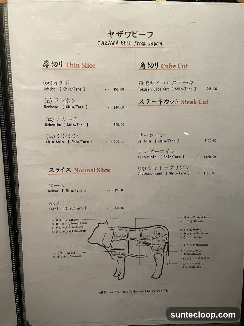 YAZAWA BEEF from Japan