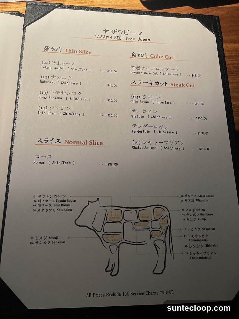 YAZAWA BEEF from Japan