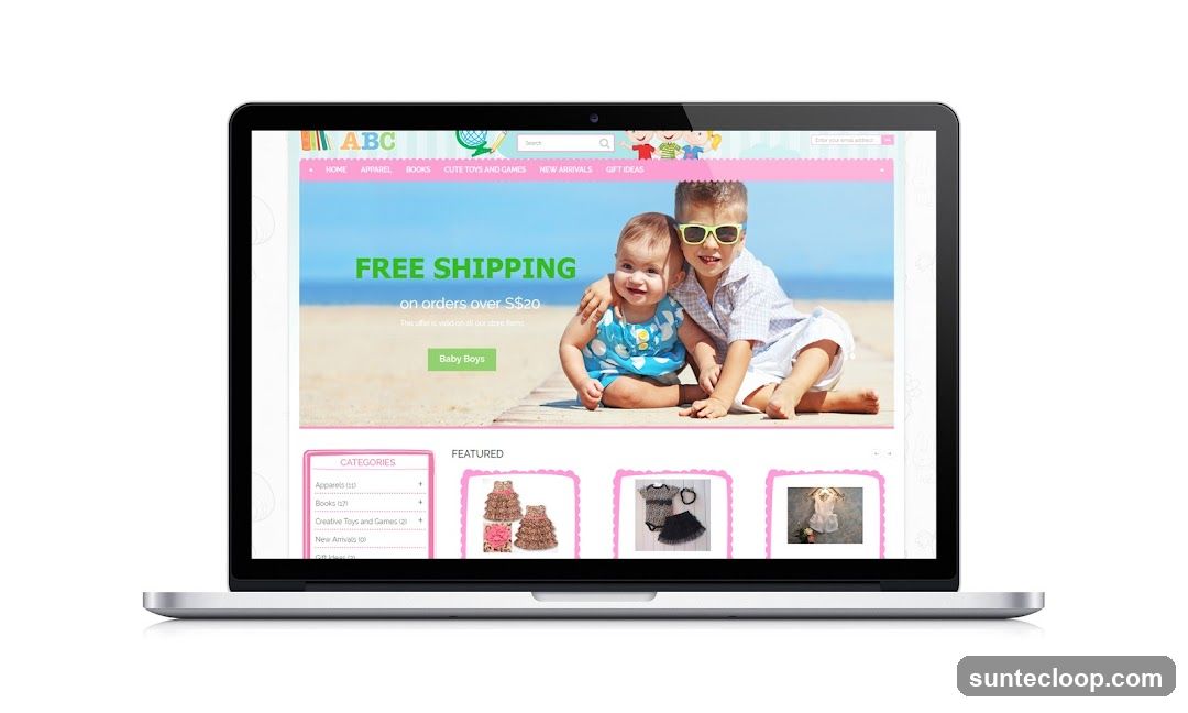 Online Store Homepage