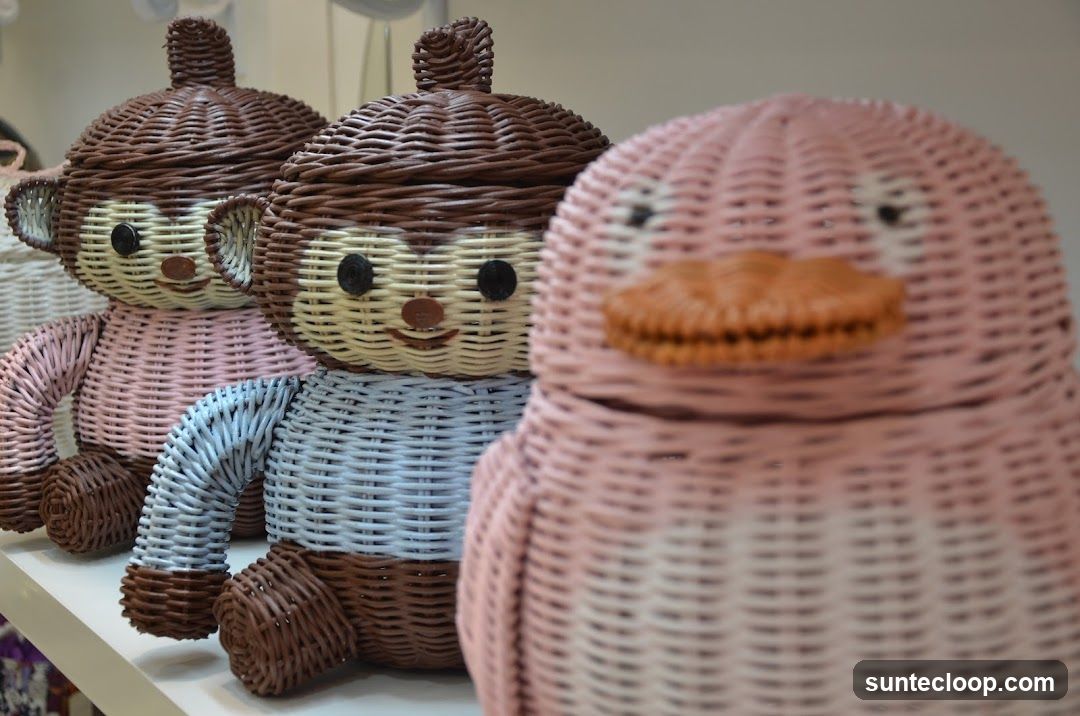 Woven Animal Baskets