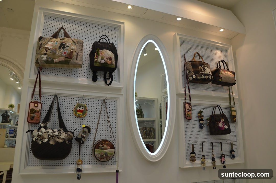 Handmade Bags and Accessories Display