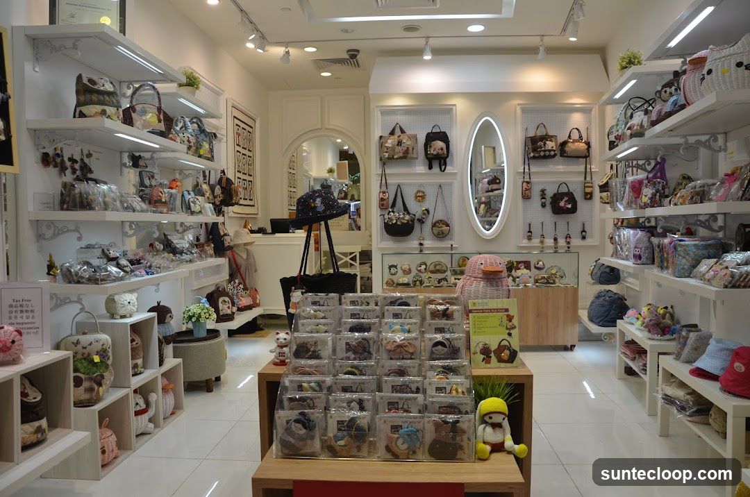 Store Interior with Bags and Accessories