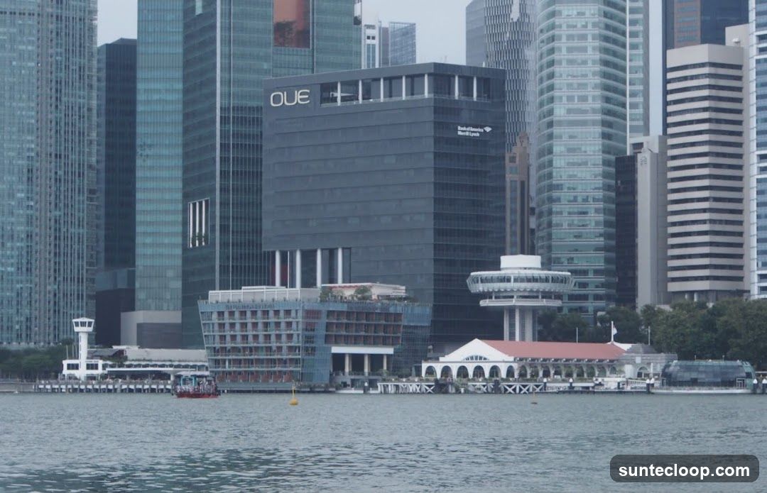 City Skyline with Waterfront Buildings