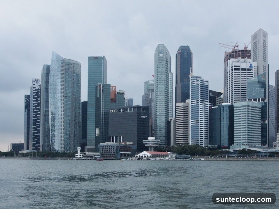 City Skyline Over Water