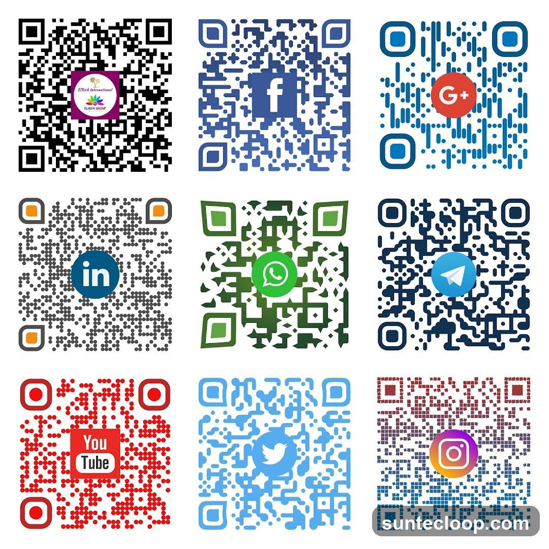 Social Media QR Codes